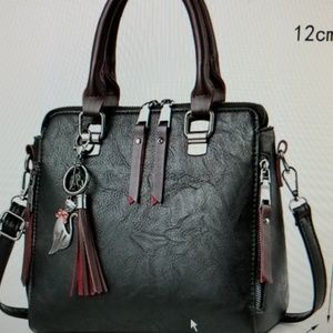 Double Tassel Handbag Tote